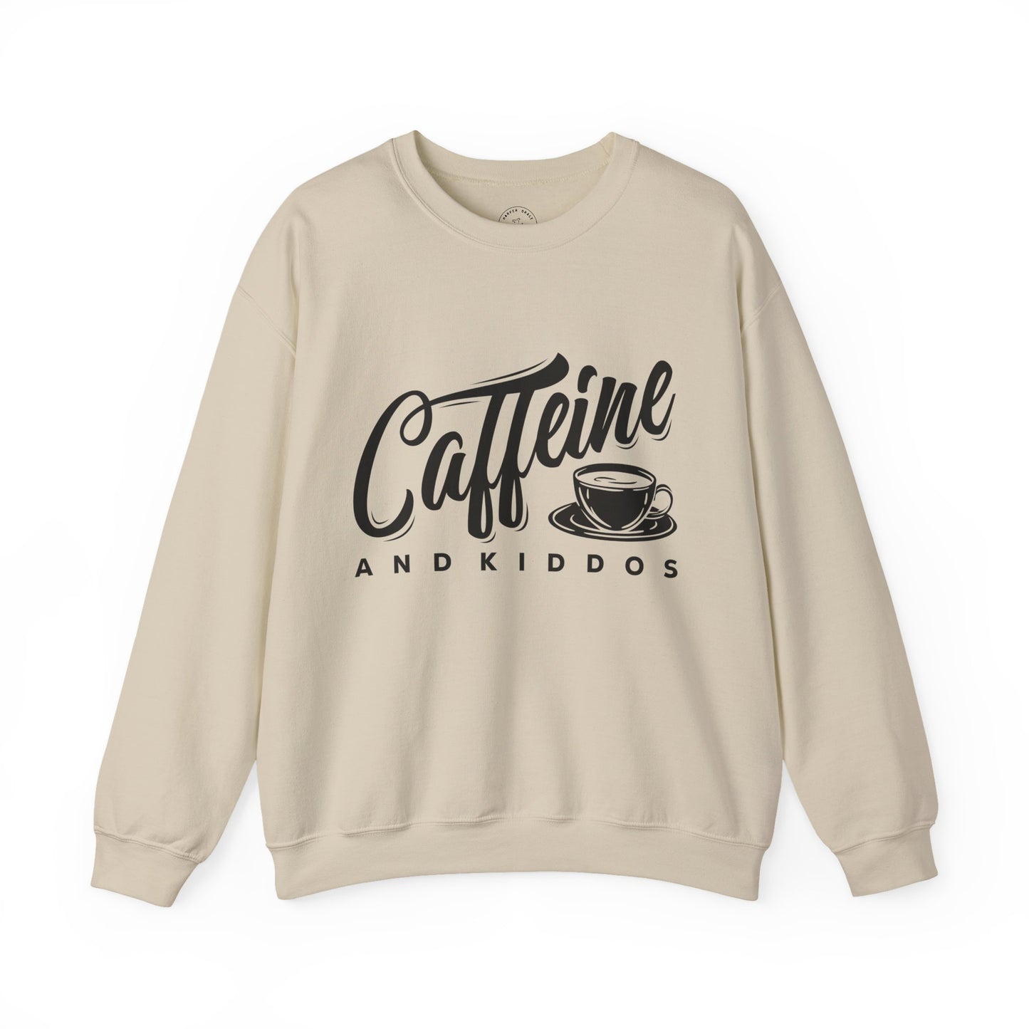 Caffeine & Kiddos Sweatshirt – Funny Mom Life Crewneck