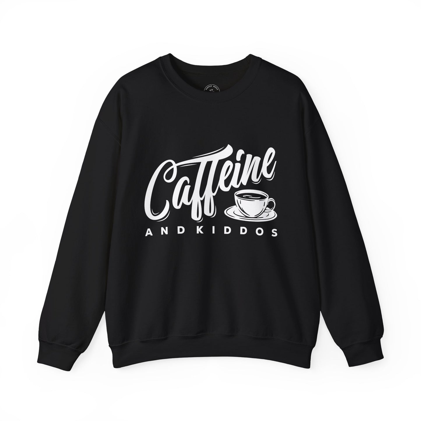Caffeine & Kiddos Sweatshirt – Funny Mom Life Crewneck