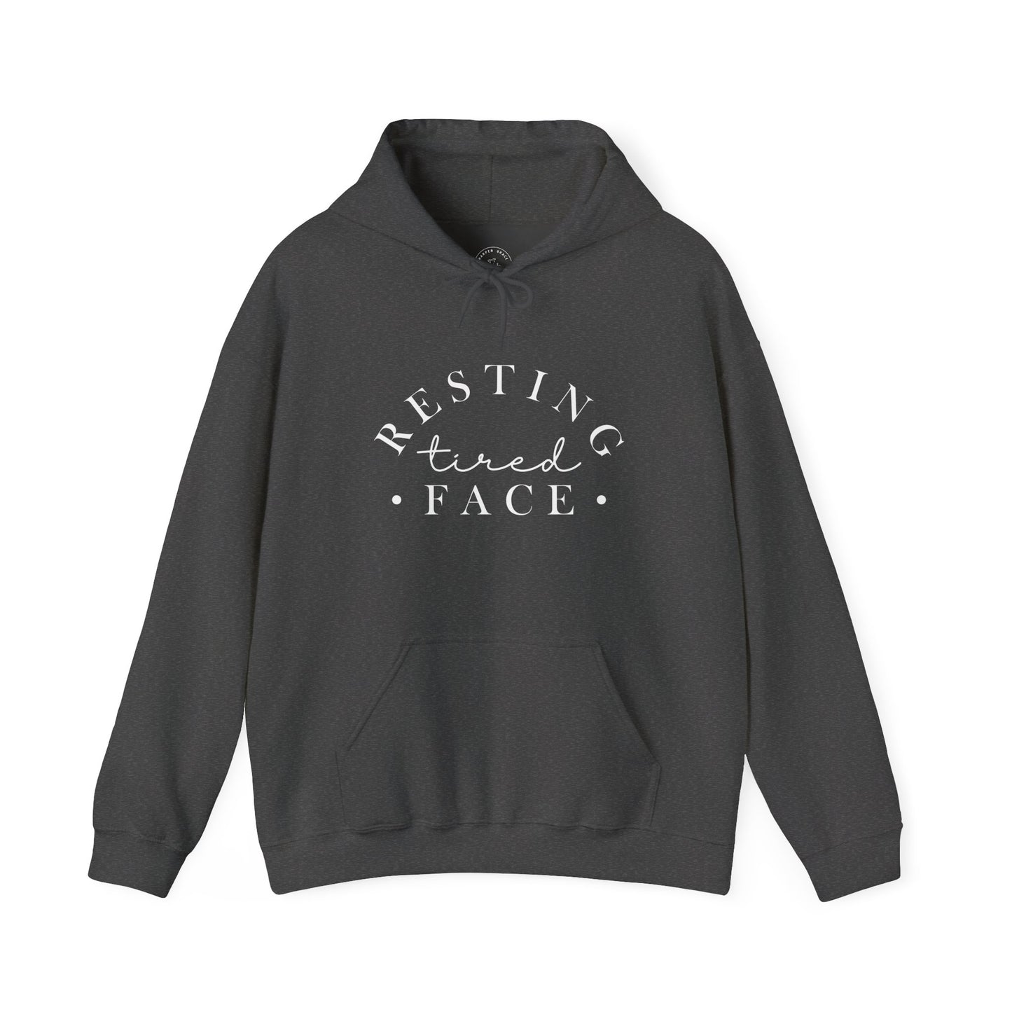 Resting Tired Face Hoodie – Funny Mom Life Pullover